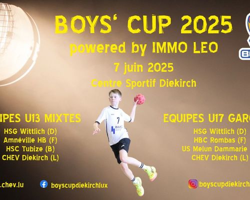 20. BOYS‘ CUP vum CHEV Dikrech - Samschdes de 7. Juni 2025