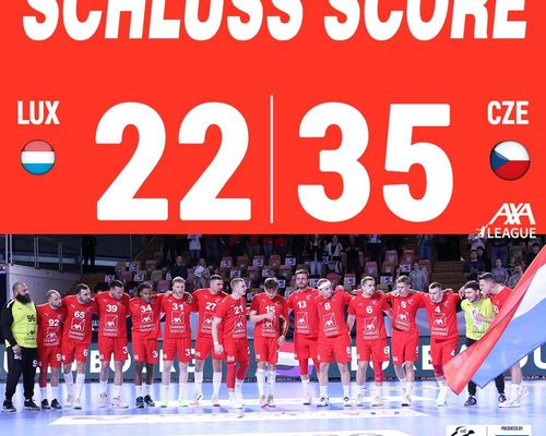 LËTZEBUERG 🇱🇺 - 🇨🇿 TSCHECHIEN 22 - 35