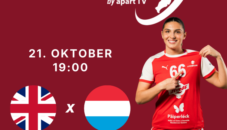 📺 Handball live ! Groussbritannien 🇬🇧 - 🇱🇺 Lëtzebuerg