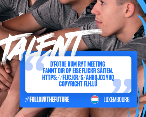 Men's 18 EHF Championship I 2026 : Fotoe vum RYT = Respect Your Talent Meeting