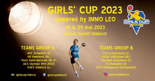GIRLS’ CUP beim CHEV Handball Diekirch 28. a 29. Mee