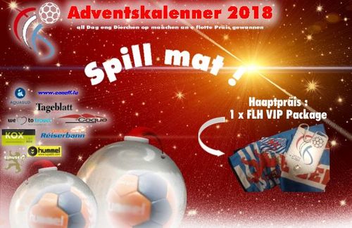 De Gewënner vum Haaptpräis vum FLH Adventskalenner steet fest.