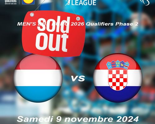 !! SOLD OUT !! - Lëtzebuerg - Kroatien 