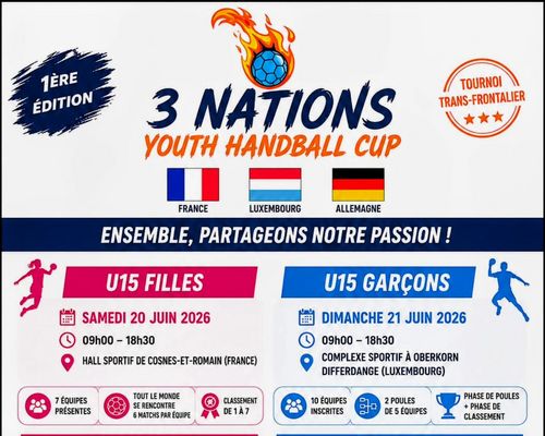 🇱🇺 🇫🇷 3 Nations Youth Handball Cup