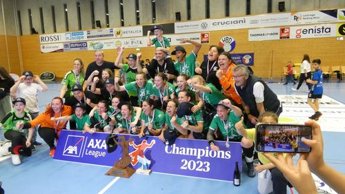 Handball Käerjeng heescht de Champion 2023 vun der AXA League Fraen