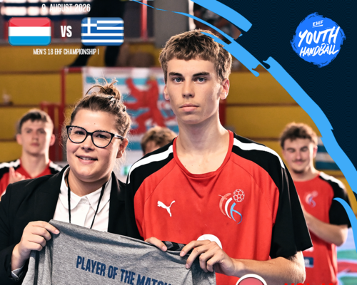 Men's 18 EHF Championship I 2026 : Respect Your Talent Lëtzebuerg 🇱🇺 - 🇬🇷 Griichenland