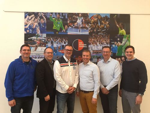 D'Lëtzebuerger Handballfederatioun op Besuch beim DHB