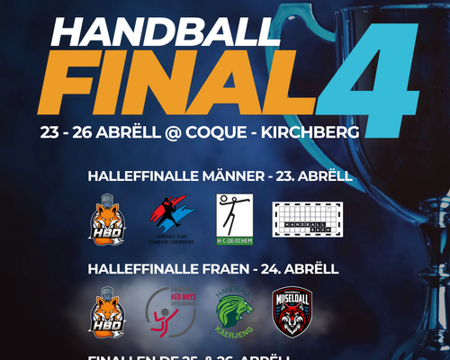 🔥 De Final 4 kënnt ëmmer méi no ! 🔥