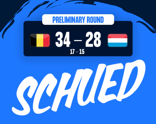 Men's 20 EHF Championship II 2026 am Kosovo : Belsch 🇧🇪 - 🇱🇺 Lëtzebuerg 34 - 28