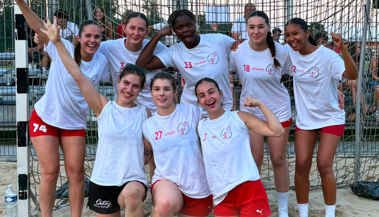 🏆 Red Boys Differdange - Champion AXA Elite Beachhandball bei de Fraen 🏖️🤾