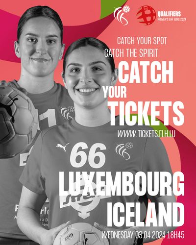 Virverkaf : Lëtzebuerg – Island (Fraen) am Kader vun den Women's EHF EURO 2024 Qualifiers