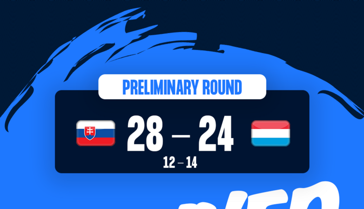 Men's 20 EHF Championship II 2026 am Kosovo : Slowakei 🇸🇰 - 🇱🇺 Lëtzebuerg 28 - 24 (12 - 14)