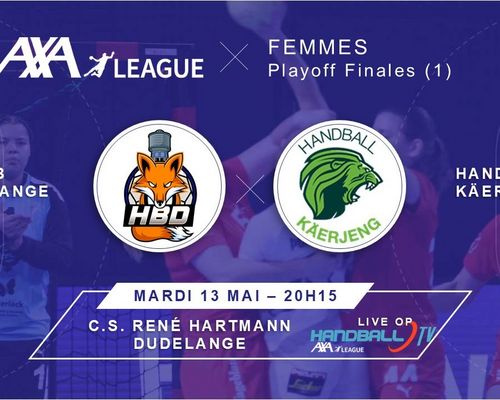 1. Spilldag an der AXA League Titel Playoff Finalle Fraen (Best of three)