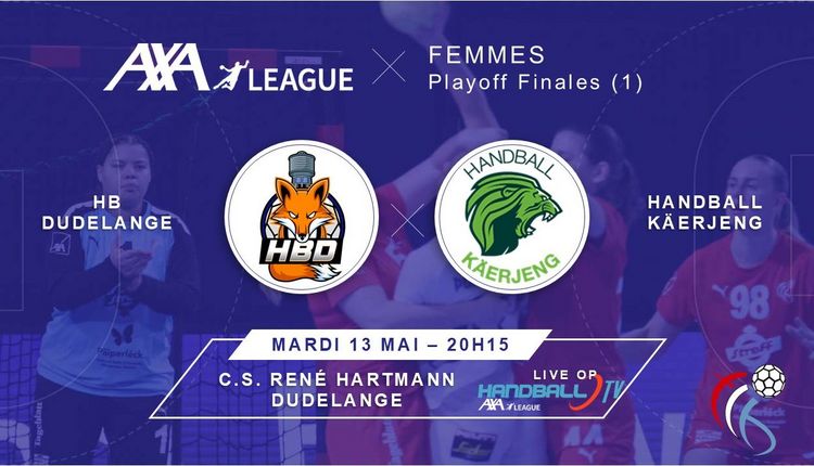 1. Spilldag an der AXA League Titel Playoff Finalle Fraen (Best of three)