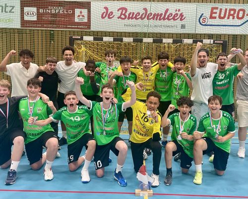Den HBC Schifflange ass Champion 2024-2025 bei den U15 Jongen