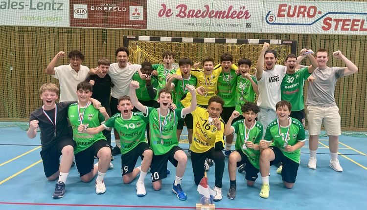Den HBC Schifflange ass Champion 2024-2025 bei den U15 Jongen