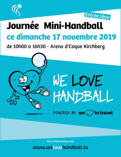 We love Handball Dag an der Arena vun der Coque