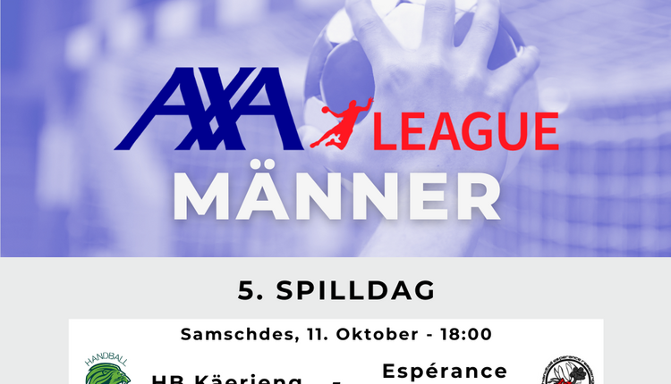 AXA League : 5. Spilldag bei de Männer