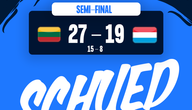 Men's 18 EHF Championship I 2026 : Littauen 🇱🇹 - 🇱🇺 Lëtzebuerg 27 - 19