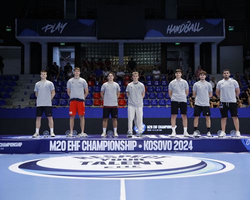 Men’s 20 EHF Championship 2024 am Kosovo  All Star Team a Fotoe vu Lux – Fin