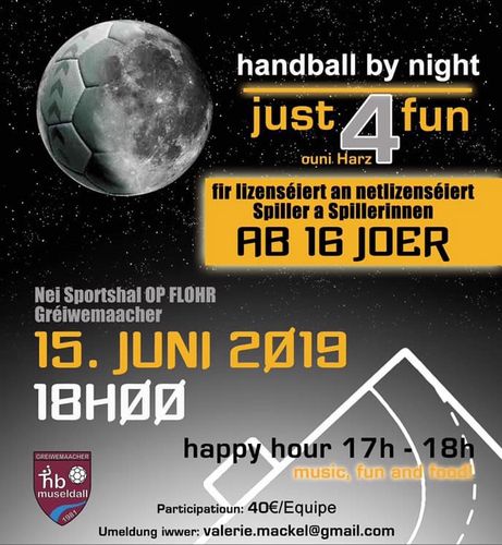 HANDBALL BY NIGHT! beim HB MUSELDALL 