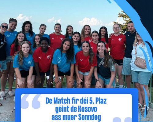 Women’s 19 EHF Championship 2025 a Georgien 🇬🇪 : Lëtzebuerg 🇱🇺 - 🇽🇰 Kosovo