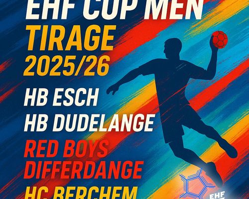 Tirage EHF European 🏆 Cup Männer Round 1/Round 2