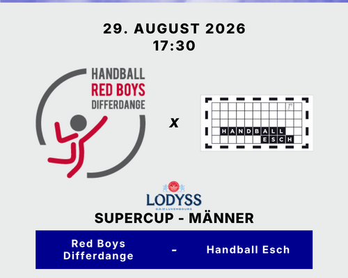 📺 Handball live ! LODYSS Supercup bei de Männer !