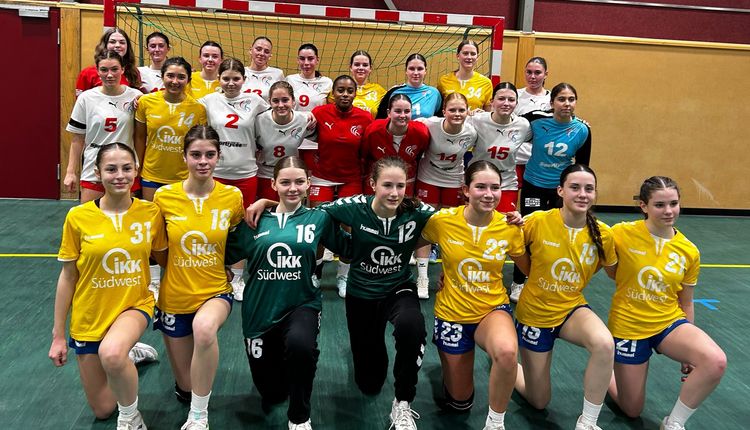 Eis U16 Meedercher verléiere knapp géint d'Saarland