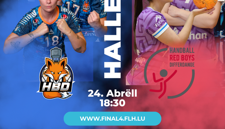 🏆 Loterie Nationale Coupe de Luxembourg – Halleffinalle bei de Fraen