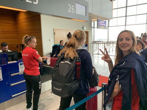 Eis Damme Nationalequippe um Wee fir a Griichenland