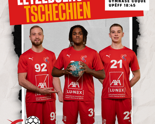 LËTZEBUERG 🇱🇺 - 🇨🇿 TSCHECHIEN (Men's EHF EURO 2026 Qualifiers Phase 2)