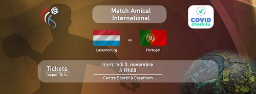 Lännermatch Lëtzebuerg - Portugal den 3. November zu Crauthem