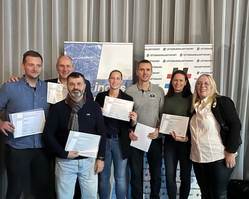 Diplomiwwerreechung vum INAPS an der Coque