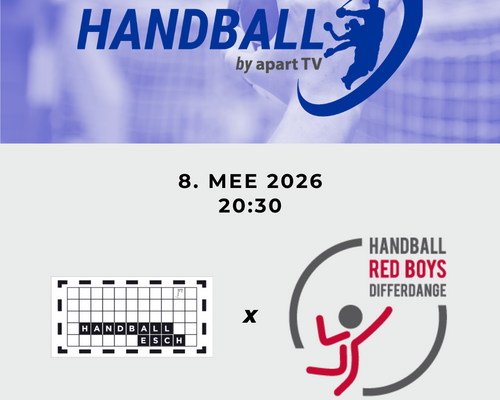 📺 Handball live! ⚫️ Handball Esch – 🔴 Red Boys Differdange 