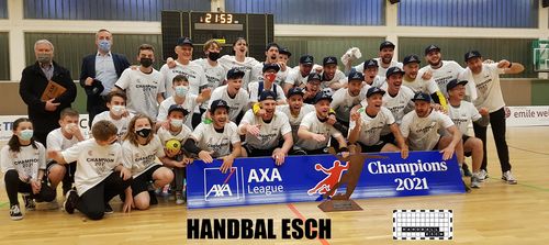 Handball Esch heescht de neie Champion an der AXA League bei den Hären