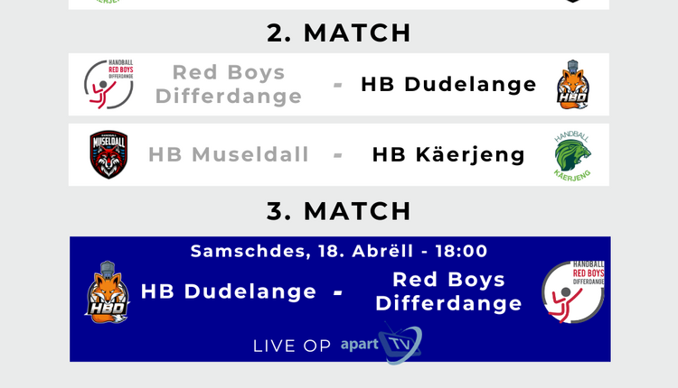 Et kënnt zum decisive Match an den Halleffinalen vun der AXA League bei de Fraen! 🔥