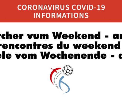 Sämtlech Matcher am Handball ofgesot