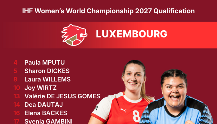 🇱🇺🔥 Eise Kader fir de Match géint Groussbritannien🤾‍♀️💪