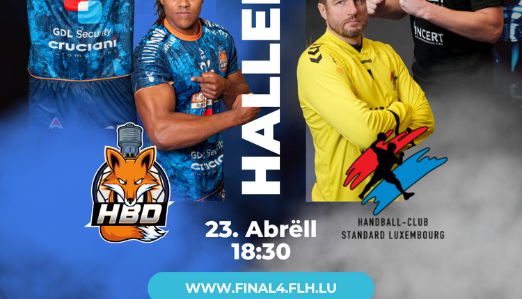 🏆 Loterie Nationale Coupe de Luxembourg – Halleffinalle bei de Männer