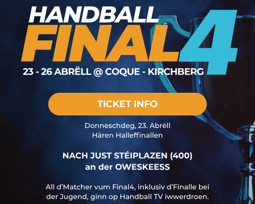 🎟️Ticket Info - Final4 Loterie Nationale 🏆 Coupe de Luxembourg