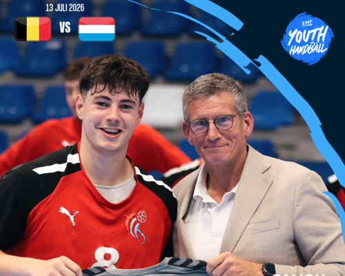 Men's 20 EHF Championship II 2026 am Kosovo 🇽🇰  : RYT Player of the Match Belsch 🇧🇪 - 🇱🇺 Lëtzebuerg 