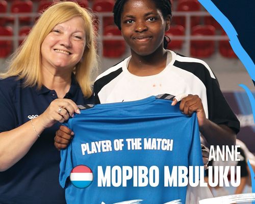 Women’s 19 EHF Championship 2025 a Georgien 🇬🇪 : RYT Player of the Match Lëtzebuerg 🇱🇺 - 🇬🇧 Groussbritannien