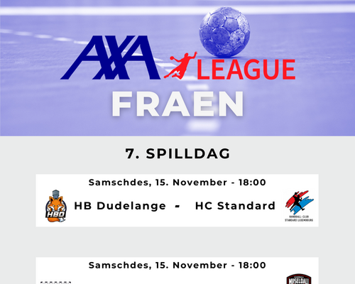 AXA League bei de Fraen (7. Spilldag)