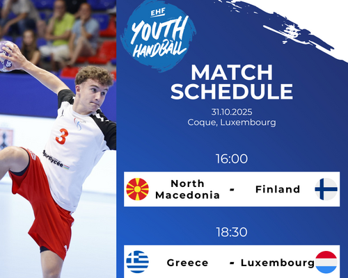 🔥 Endlech geet et lass! 🔥 - Muer start d’Men’s 18 EHF Euro 2026 Qualifikatioun 🇱🇺💪