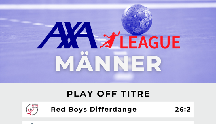 🤾‍♂️ Éischt Decisiounen an der AXA League bei de Männer !