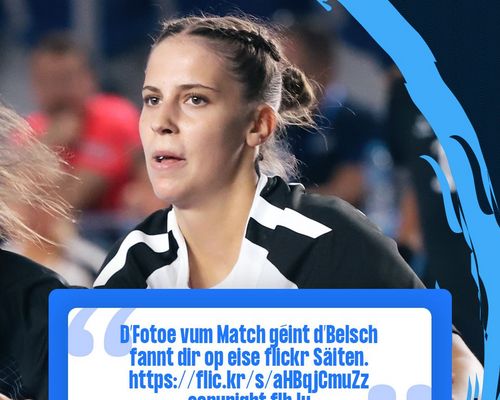 Women’s 19 EHF Championship 2025 a Georgien 🇬🇪 : Fotoe vum Match Lëtzebuerg 🇱🇺 - 🇧🇪 Belsch