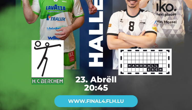 🏆 Loterie Nationale Coupe de Luxembourg – Halleffinalle bei de Männer