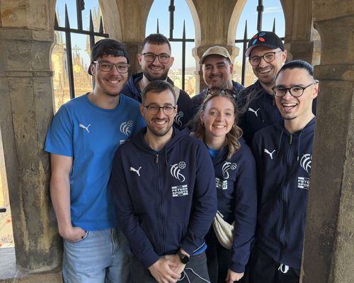 6 Lëtzebuerger Arbitteren an 1 Délégué sinn de Ouschter Weekend um Prag Handball Cup 🚐🇨🇿