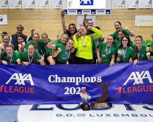 Den Handball Käerjeng ass Champion 2024-2025 an der AXA League vun de Fraen